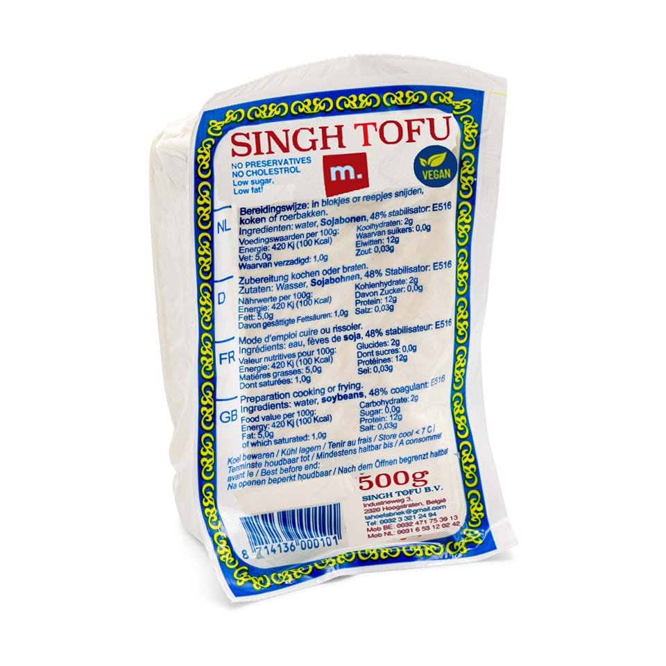 Natural Vegetarian Tofu Firm 500Gms