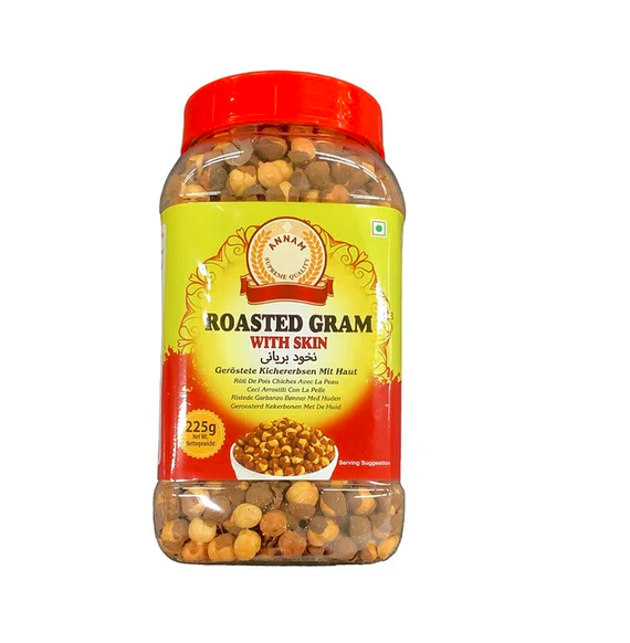 Annam Roasted Chana With Skin 225Gms