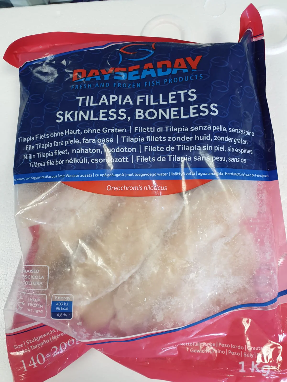 [MEA8973] Dayseaday Tilapia Steak 800Gms