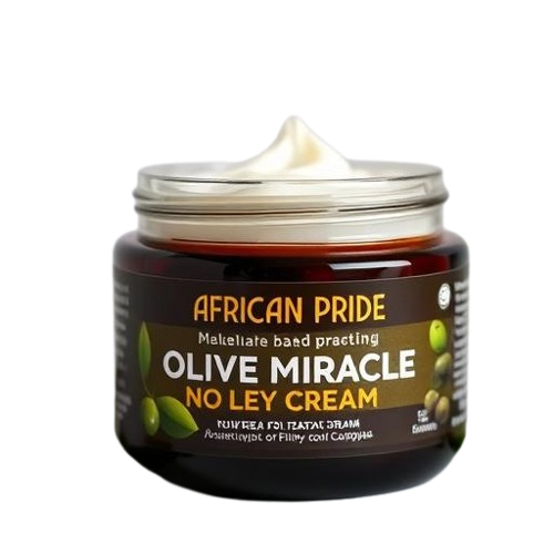 [HEA7340] African Pride Olive Miracle No Ley Cream