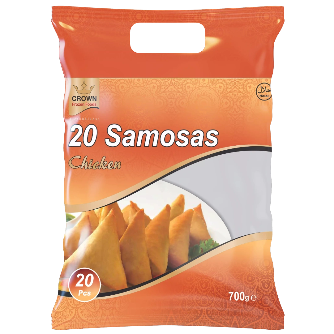 Crown Chicken Tikka Samosas 700Gms