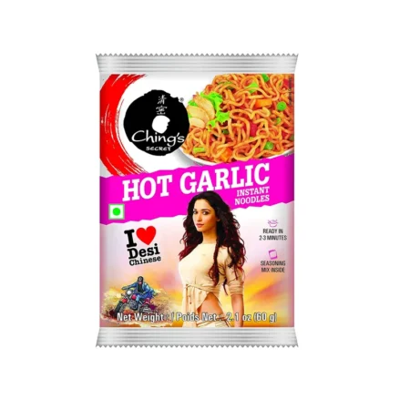 [EAS8551] Chings Hot Garlic Noodles 60Gms