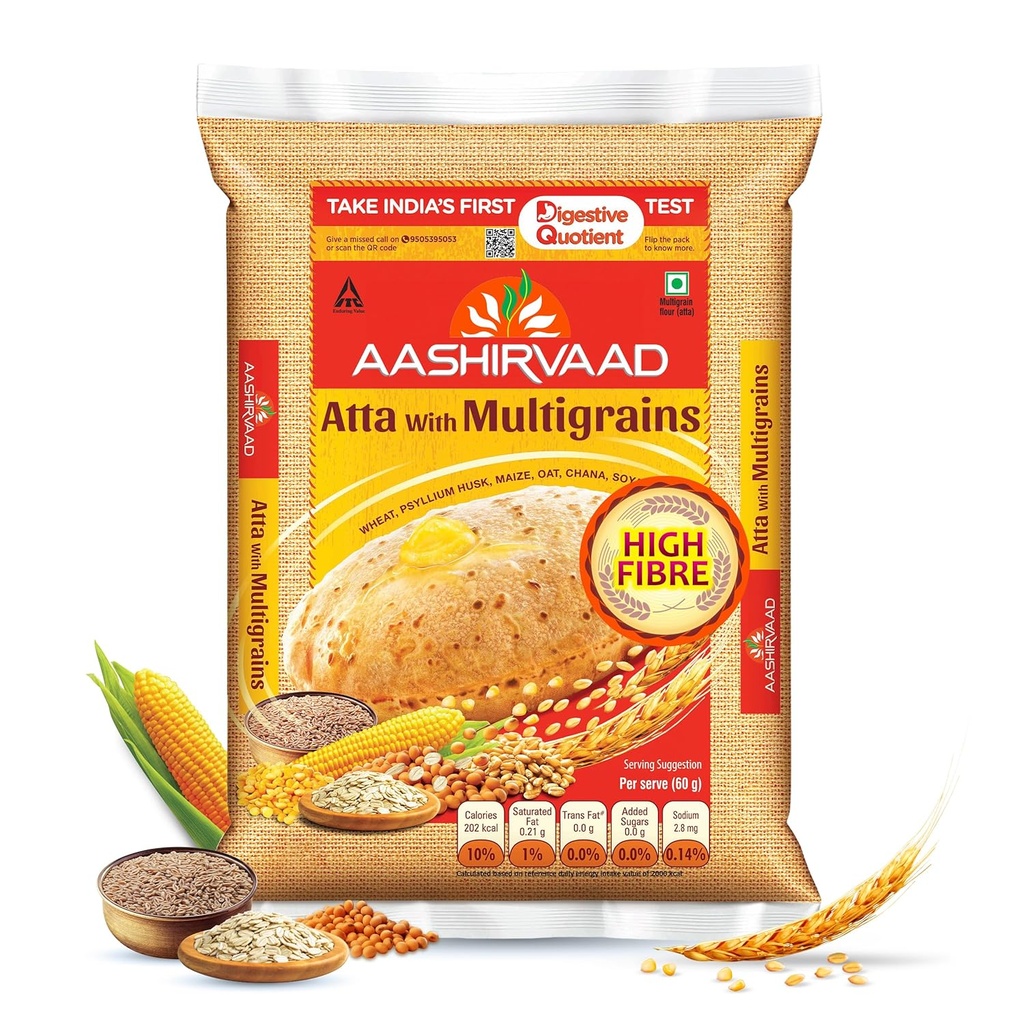 Aashirvaad Multigrains Atta 5Kg