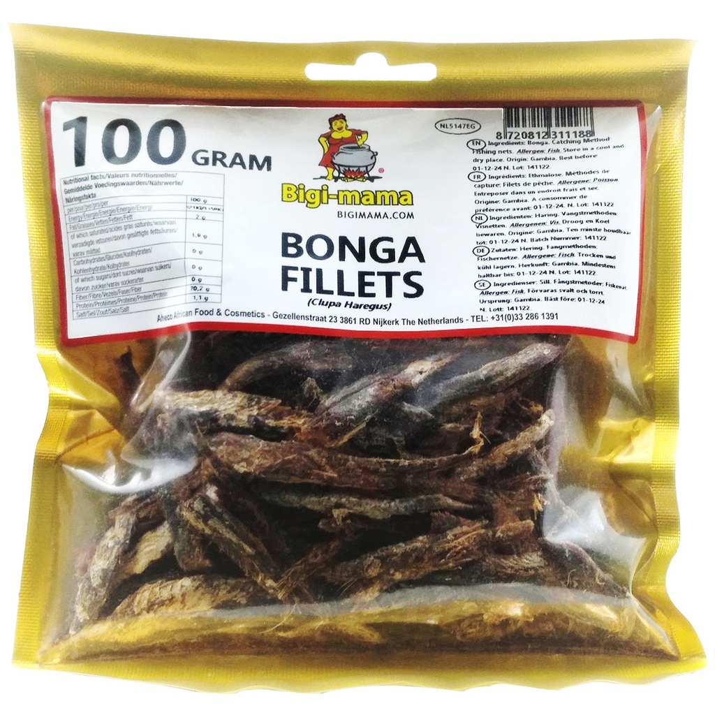 [MEA11211] Mamas Food Bonga Fillets 100Gms