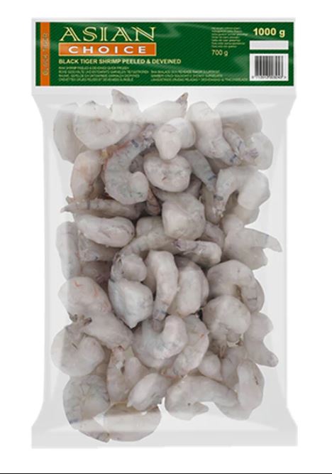 Asian Choice V/M 8/12HLSO Shrimp 1Kg