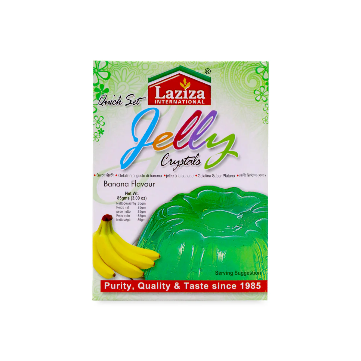 [SWE10800] Laziza Jelly Banana Flavour 85Gms