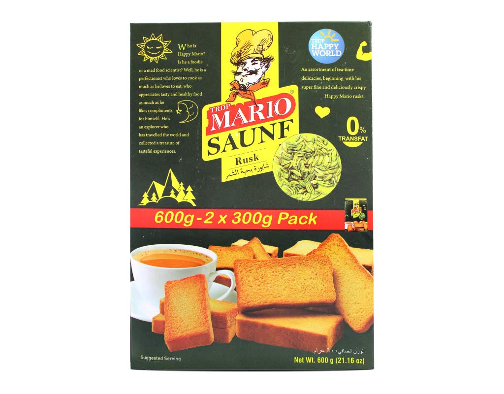 [SNA11252] Mario Saunf Rusk 600Gms