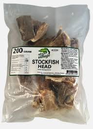 [MEA7315] Africa Village Dry Stockfish Cod Head 200Gms
