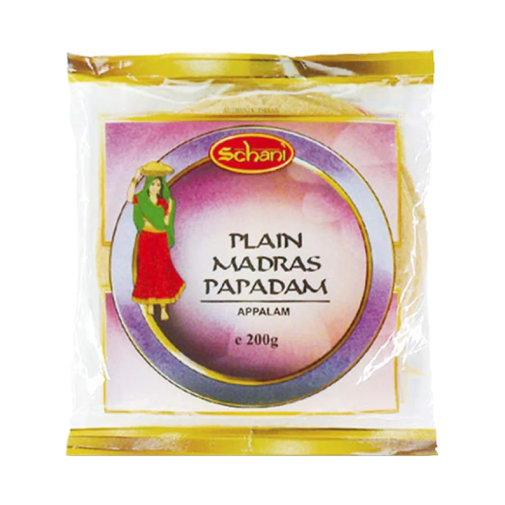 [EAS12937] Schani Madras plain Papad 200Gms
