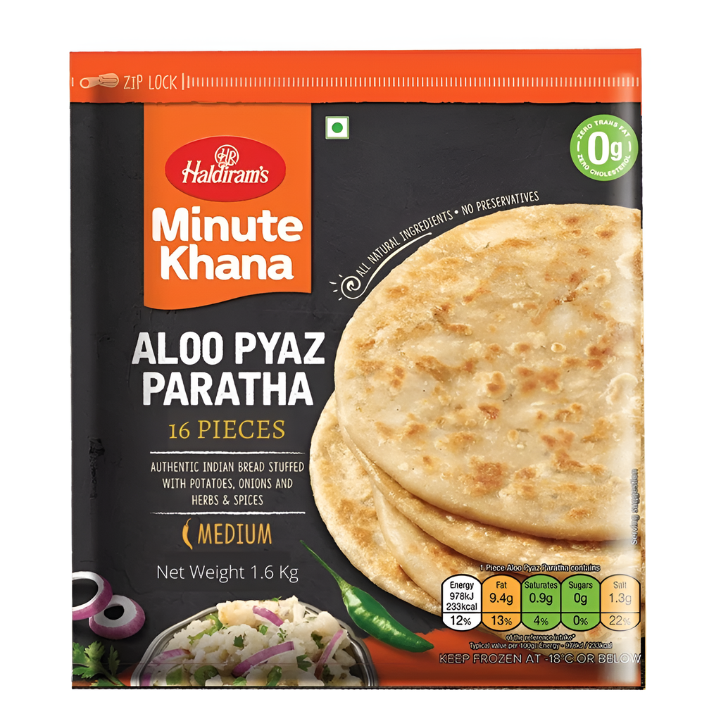 Haldiram Aloo Pyaz Paratha 16Pcs