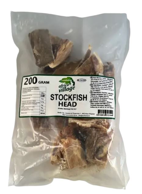 Africa Village Stockfish Head 200Gms