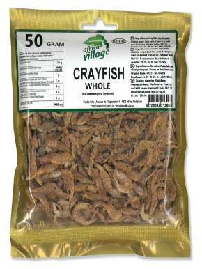 Africa Village Dry Crayfish Whole 50Gms