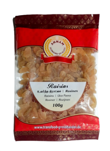 [DRY7740] Annam Raisins Golden 100Gms