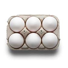 6 Farm Fresh Eggs 