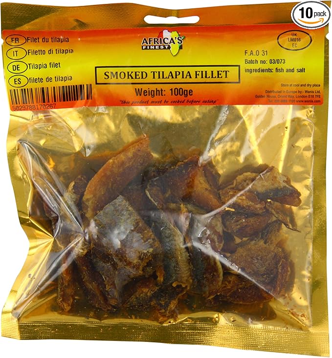 Afric 100Gmsa Village Smoked Tilapia Fillet