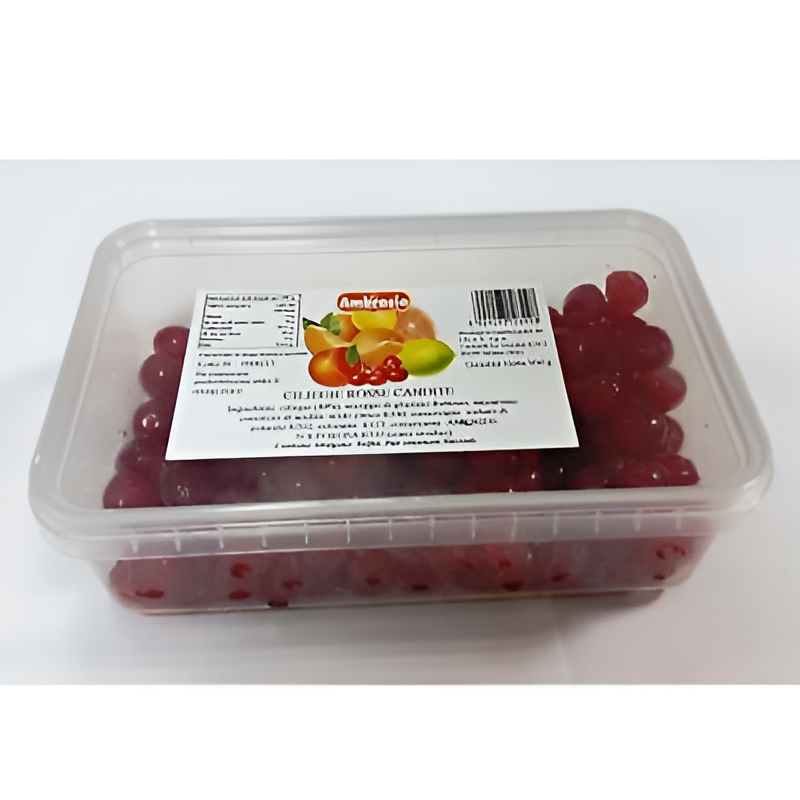 [FRU7464] Ambrosio Rouges Confits 18/20 (cherry) 900Gms