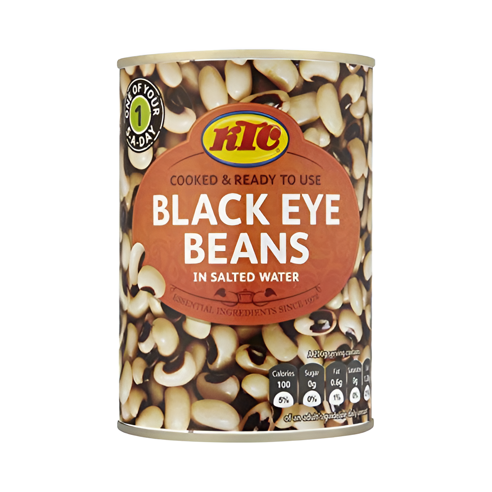 [CAN10407] KTC Black Eye Beans in Salted Water 400Gms