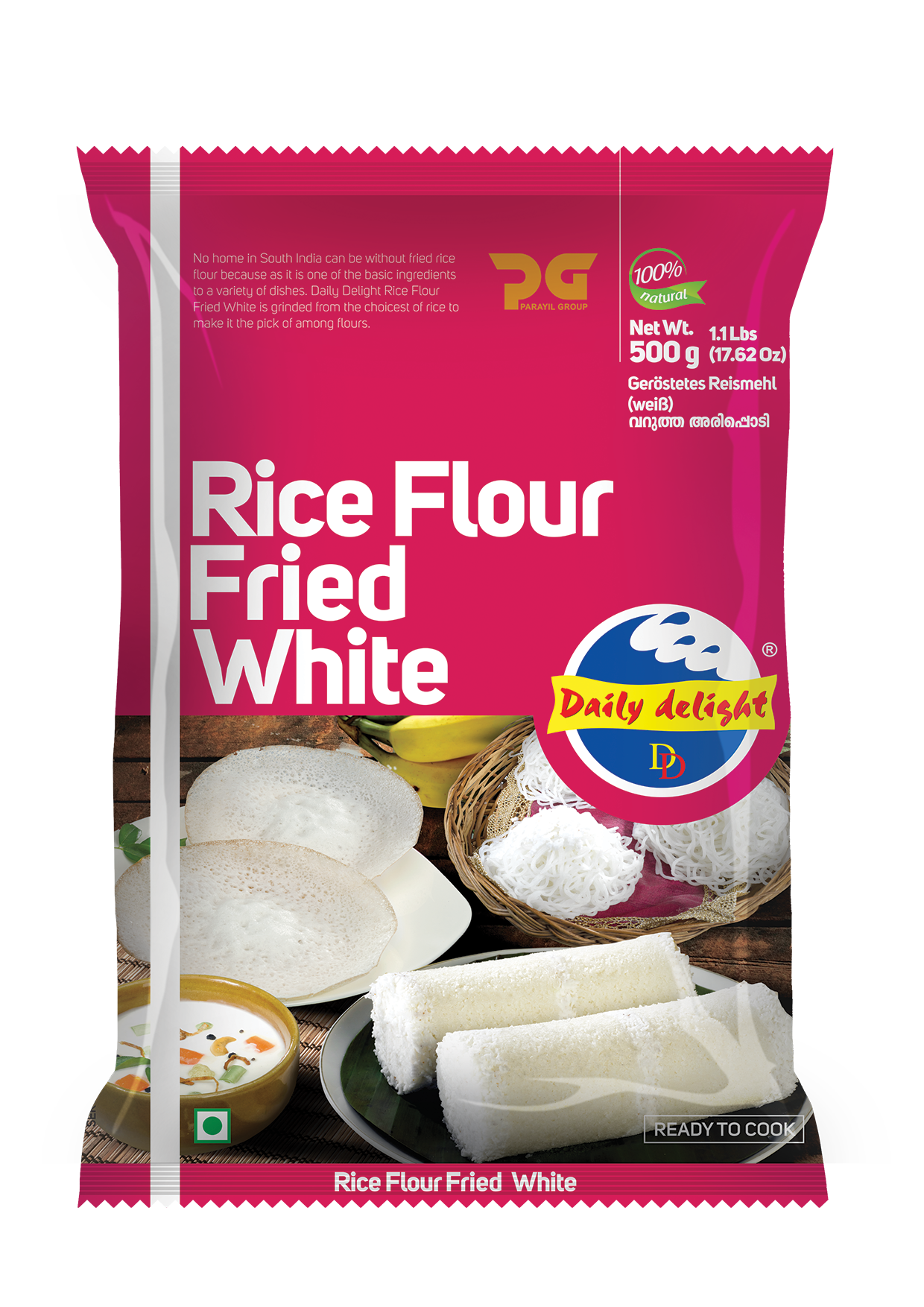 Daily Delight Rice Flour Fried White 1Kg