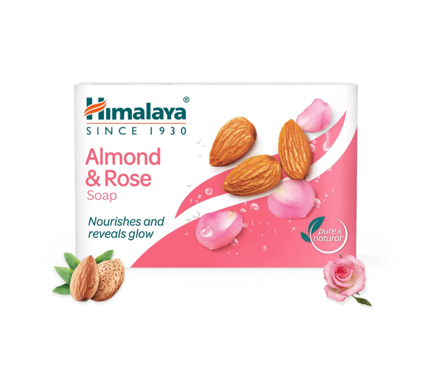 [HEA10137] Himalaya Almond & Rose Soap 125Gms