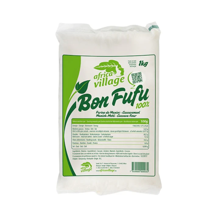 [FLO7301] Africa Village Fufu De Manioc 1Kg