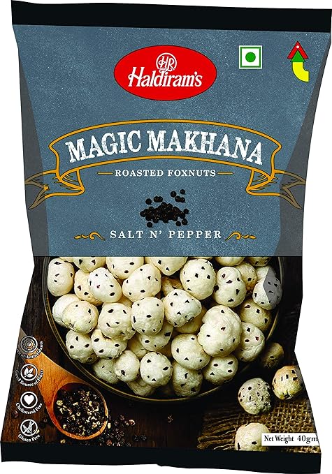 HR Magic Roasted Foxnuts Salt N Pepper 30Gms