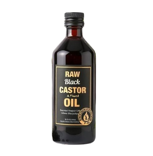[HEA12481] Raw Black Castor &Flaxseed Oil 250Ml