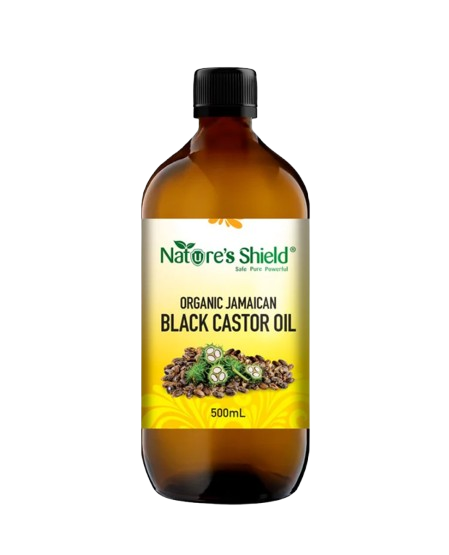 [HEA12482] Raw Black Castor Oil 500Ml