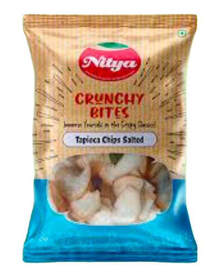 Nitya Tapioca Chips Plain 170Gms