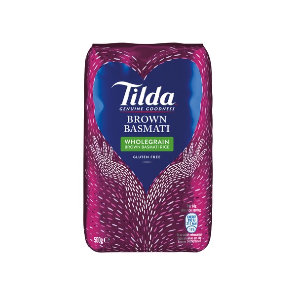 [RIC13645] Tilda Brown Basmati Rice 500Gms