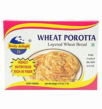 Daily Delight Wheat Porotta 454Gms