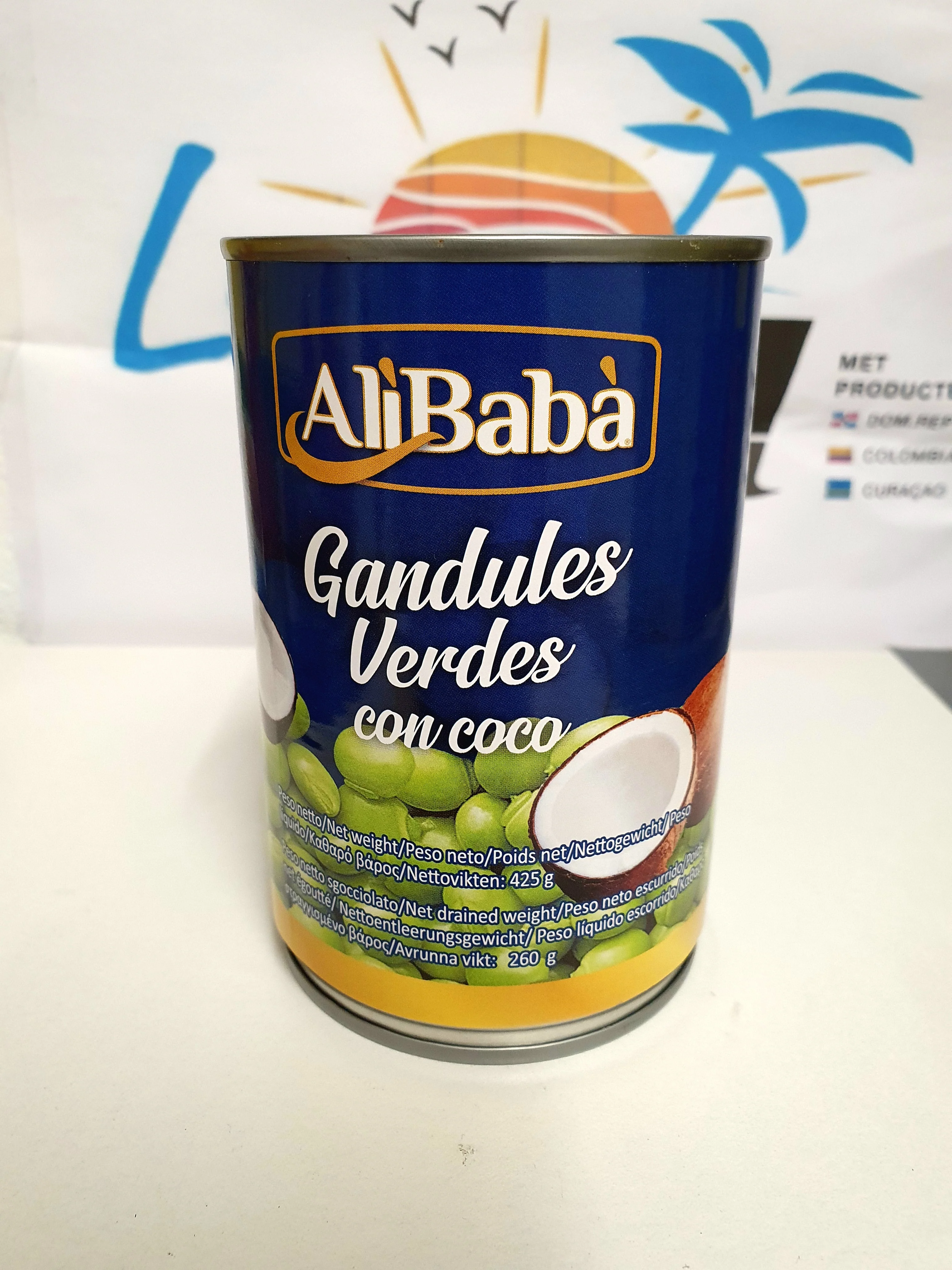 [BEA7426] Alibababa Gandules Verdes 270Gms