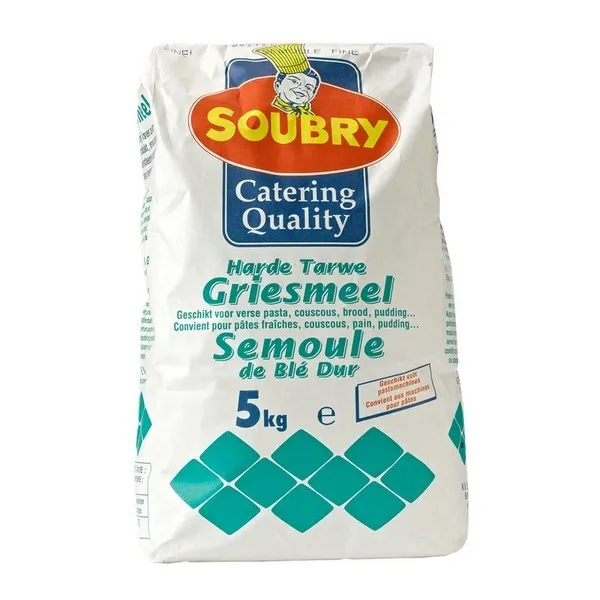[FLO13228] Soubry Semolina Wheat 5Kg