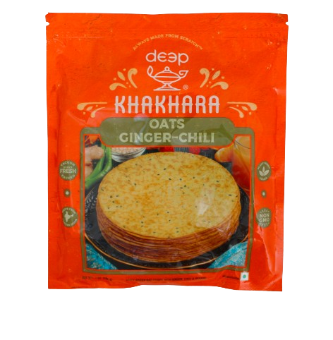 Deep Khakhara Oats Ginger-Chilli 200Gms