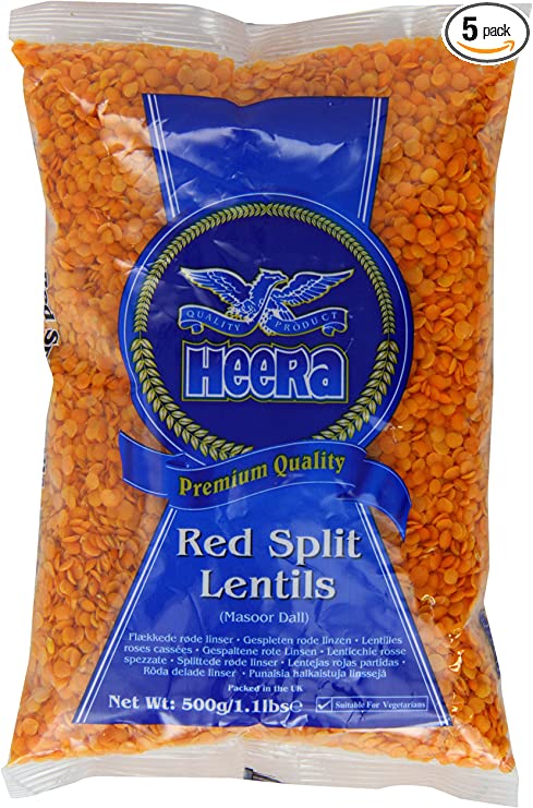 Heera Red Split Lentils 1Kgs