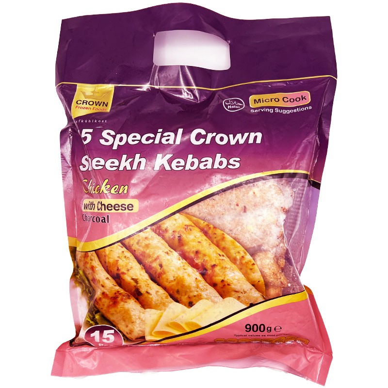 [MEA8704] Crown Seekh Special Meat Kebabs 900Gms