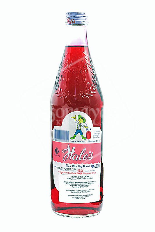 [DRI9974] Hales Blue Boy Rose Syrup 710Ml