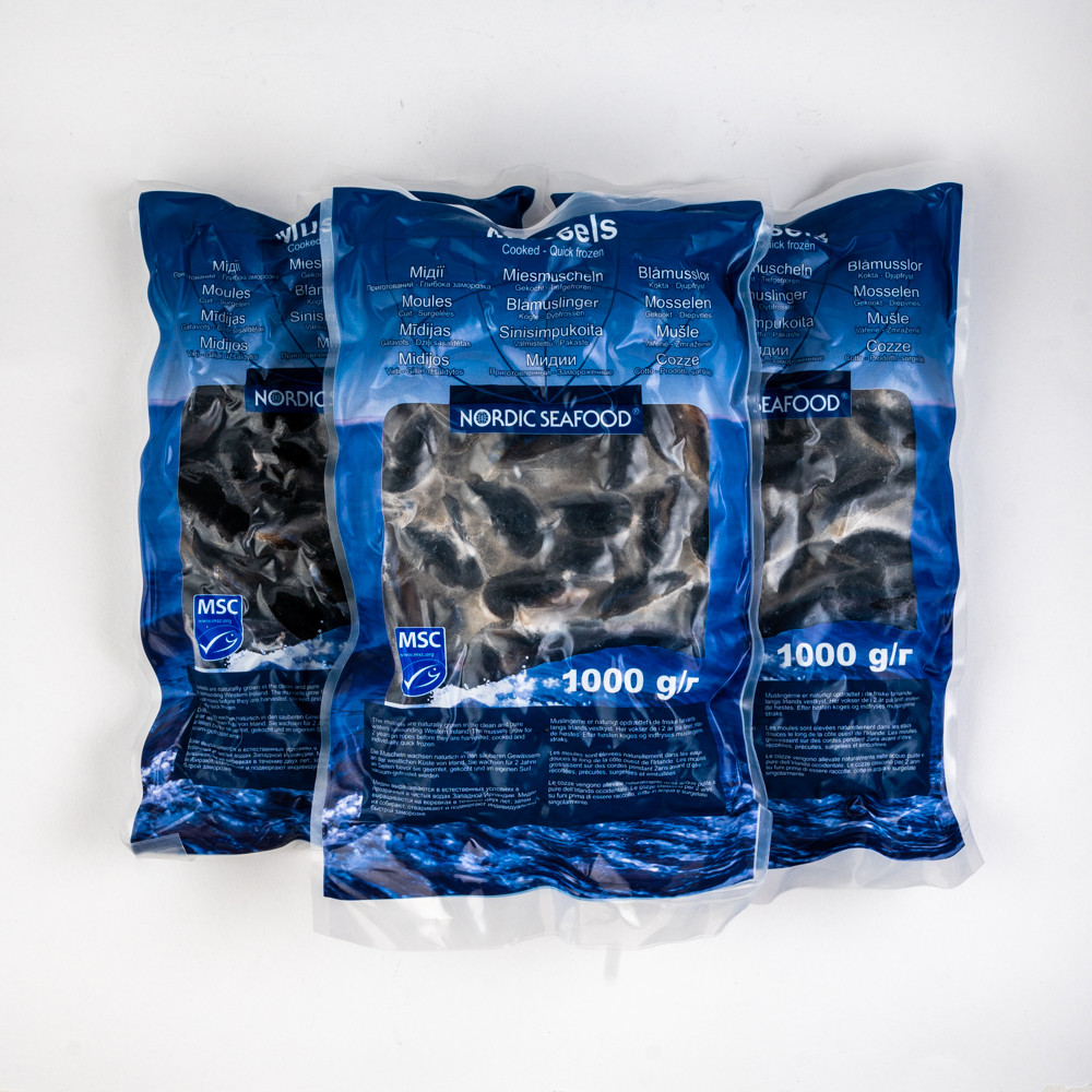 [MEA11653] Nodric Seafood Mussels 1000Gms
