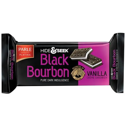 Parle Choco Cookies Black Bourbon Hide & Seek 100Gms