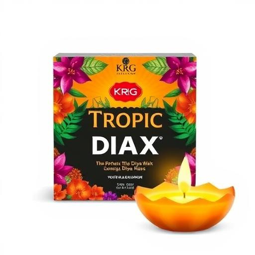 Krg Tropic Diya Wax 4Pcs 