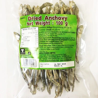 Dried Anchovies 100g
