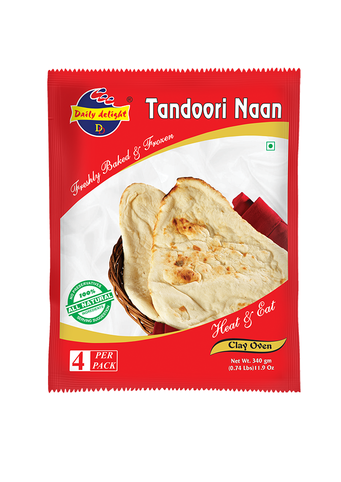 Daily Delight Tandoori Naan 340GM