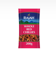 Rajah whole Red Chillies 200Gm (jire)