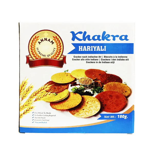 Annam Khakra Hariyali 180Gm