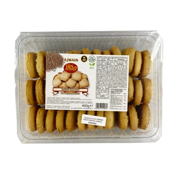 Jrs Ajwain Salted Biscuits 400Gms