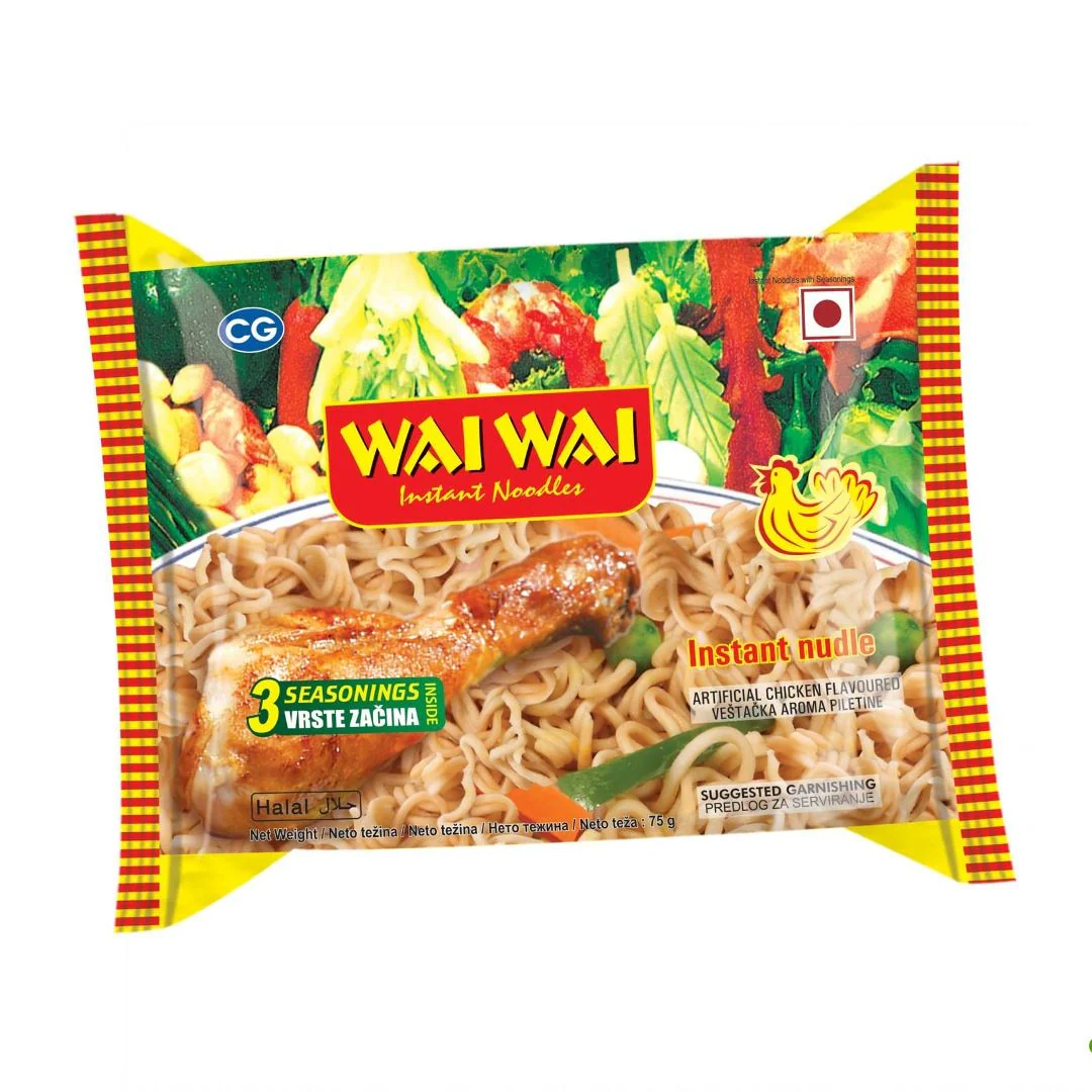 Wai Wai Noodles Chicken 40X75Gms