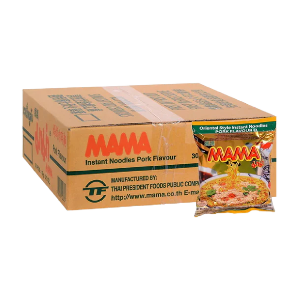Mama Noodles Pork Flavour 60Gms X 30Pkgs