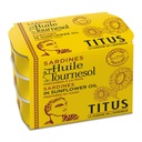 Titus sardines A L'Huile 3X125Gms