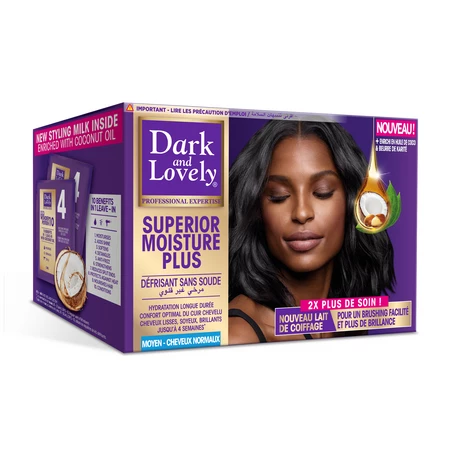 Dark & Lovely Moisture Plus Relaxer Kit Regular 