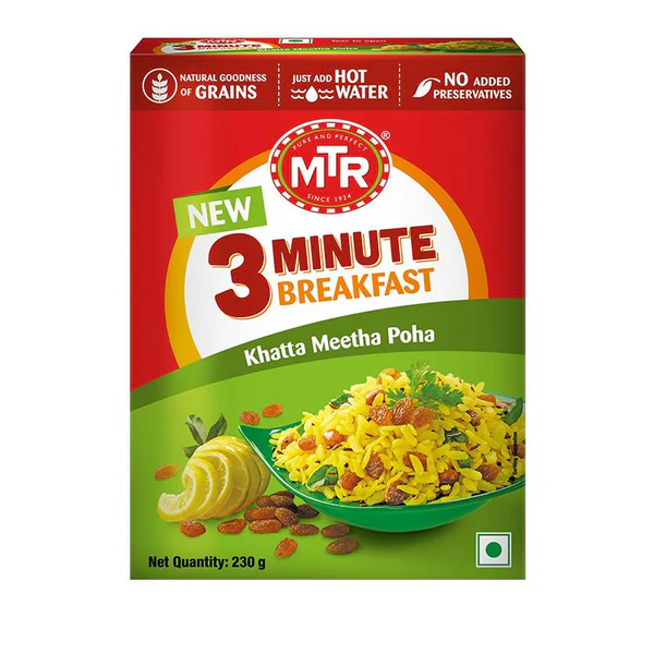 Mtr Khatta Meetha Poha 230Gms