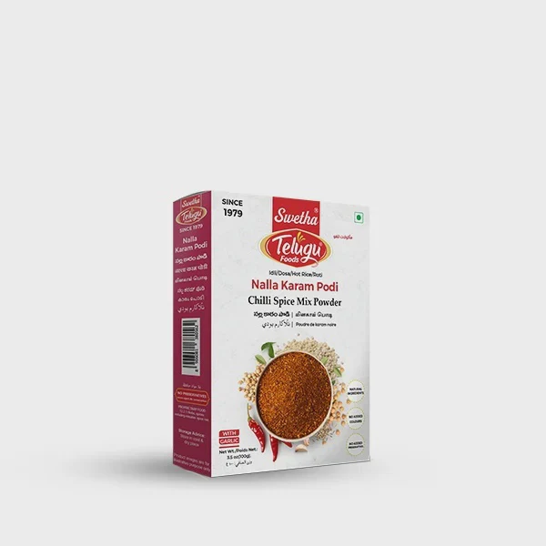 Gajanan Nalla Karam Podi 100Gms